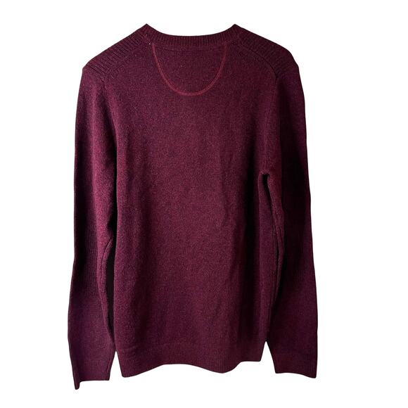 Brax Feel Good New Men's Rick Sweater Crewneck Knit Wool Burgundy 50 US Medium - Picture 2 of 11